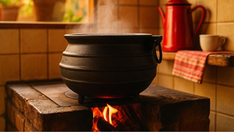 Caldeirões e chapas de ferro fundido: tradição, durabilidade e sabor que atravessam gerações