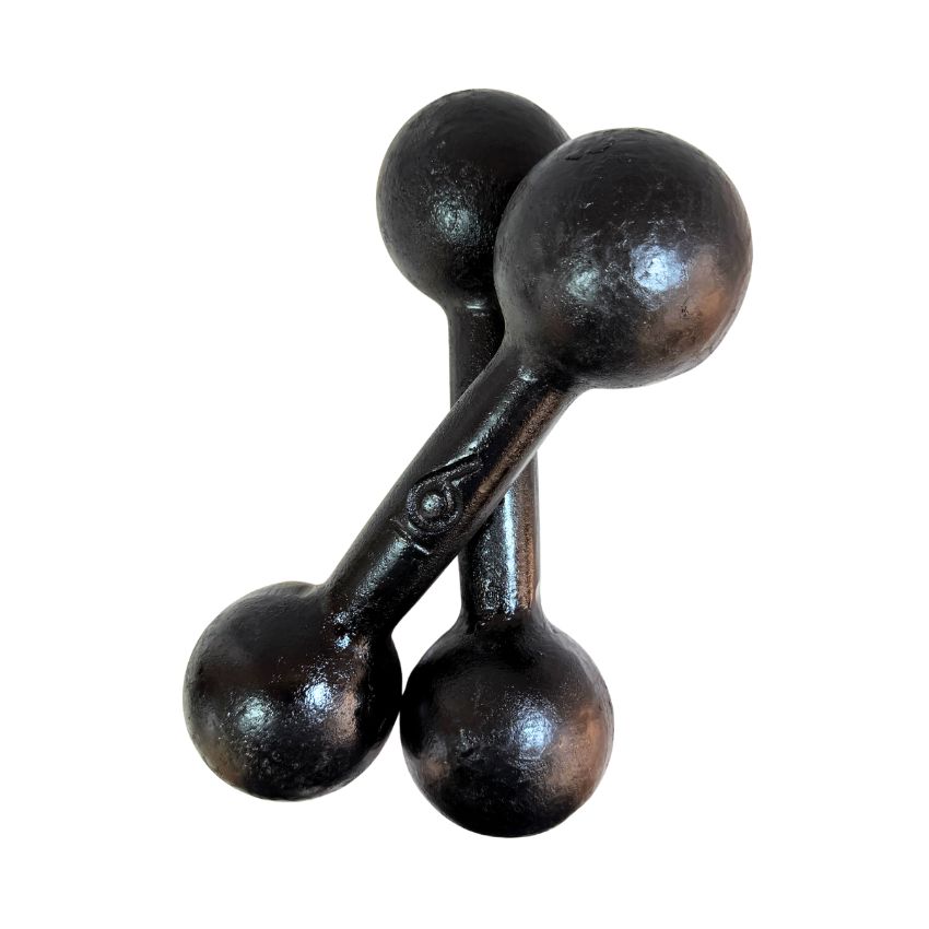 Halteres Bola de Ferro Fundido Pintados 6kg
