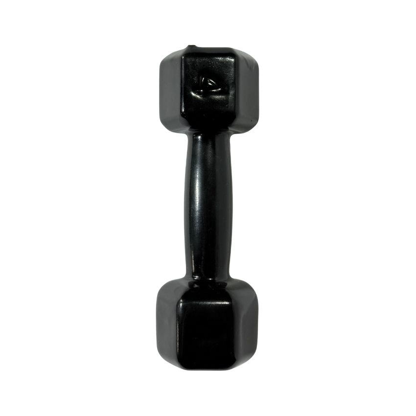 Halteres Sextavados de Ferro Fundido Emborrachados 4kg
