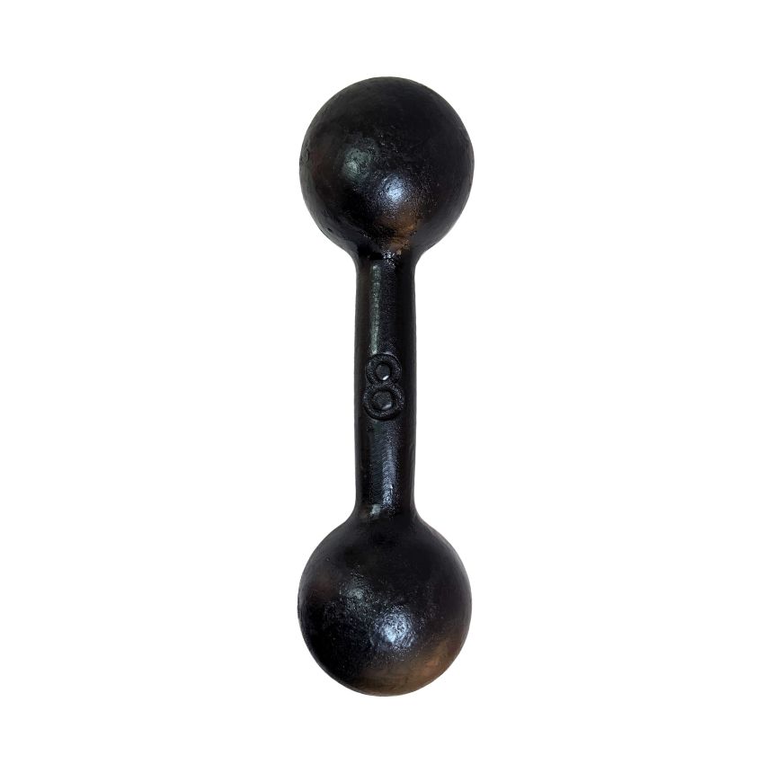 Halteres Redondo de Ferro Fundido Pintados 8kg