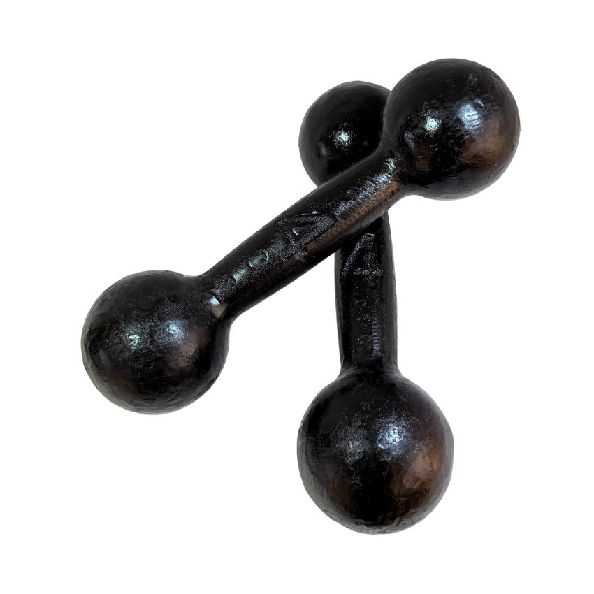 Halteres Bola de Ferro Fundido Pintados 4kg