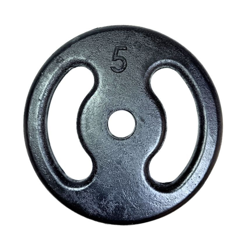 Anilhas de Ferro Fundido Pintadas 5kg