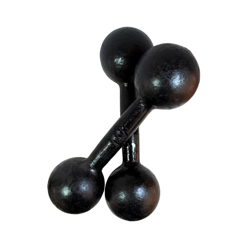 Halteres Bola de Ferro Fundido Pintados 10kg