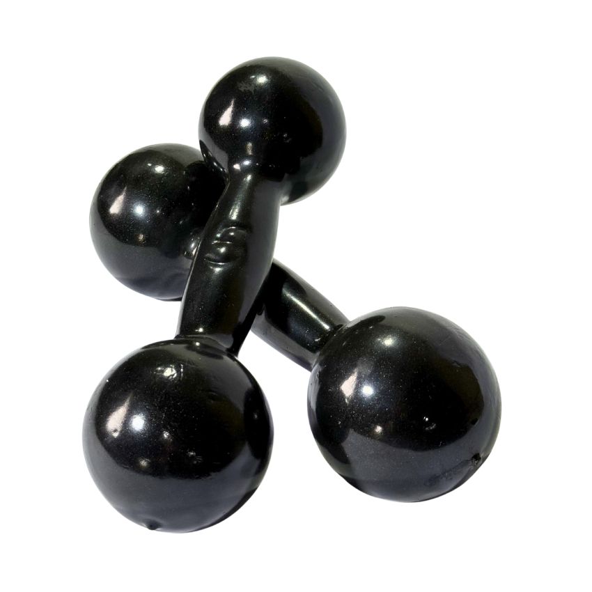 Halteres Bola de Ferro Fundido Emborrachado 5kg